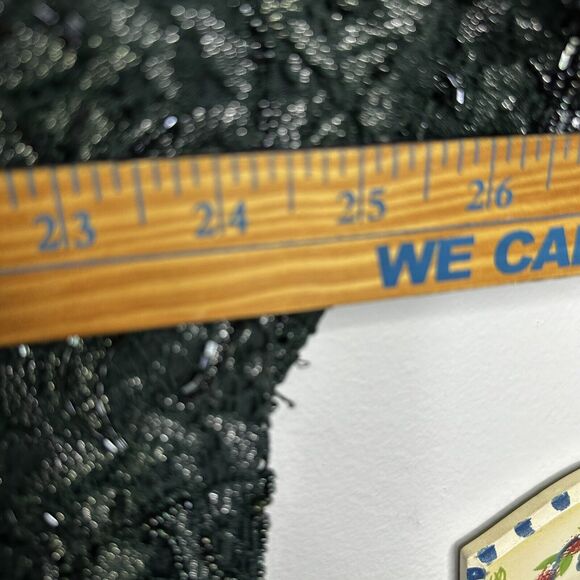 Vintage Brilliante by J.A. Beaded Green Top Plus 3x Cruise Vacation Event - Picture 7 of 9